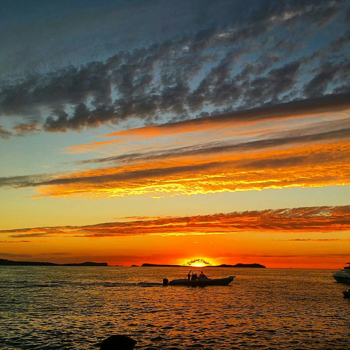 Atardecer en Ibiza desde Mambo Café