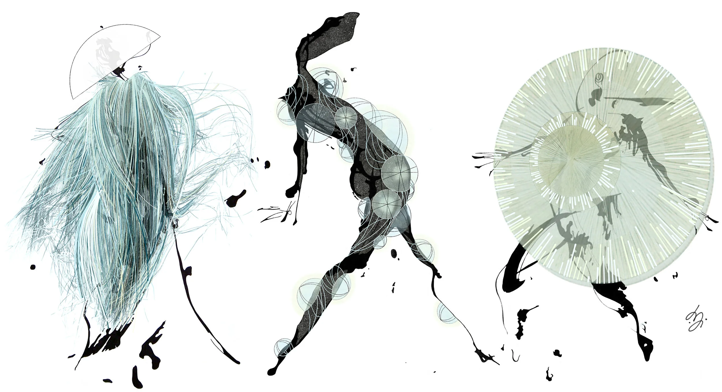 A selection of early costume illustrations