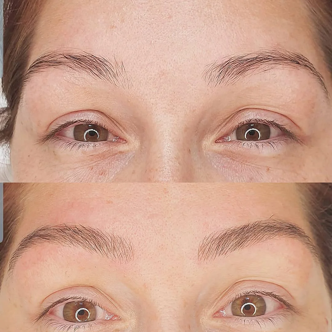 Brows completed by one of my trainees