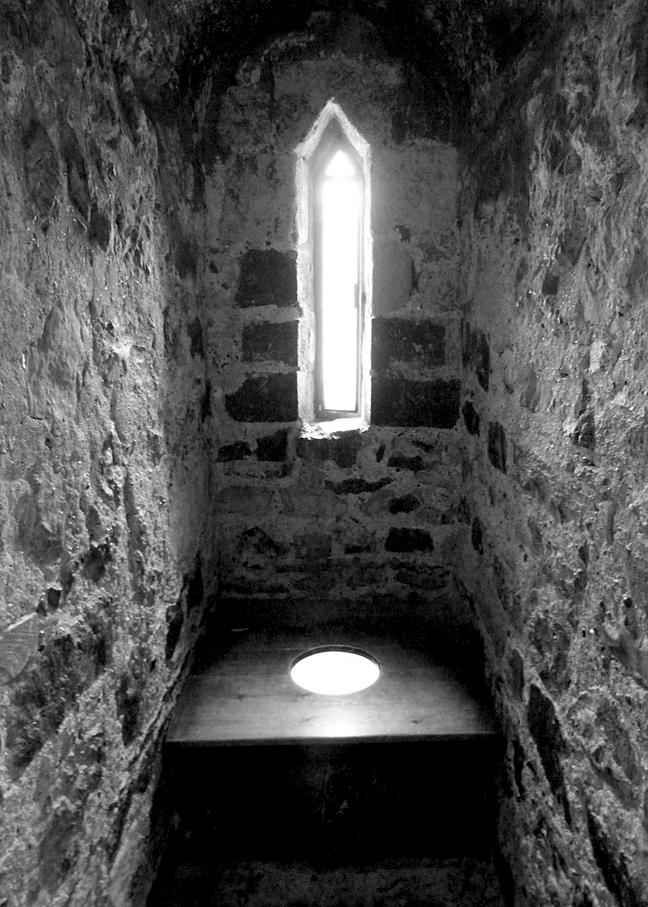 The throne - and yes, I did try it out for size. ..