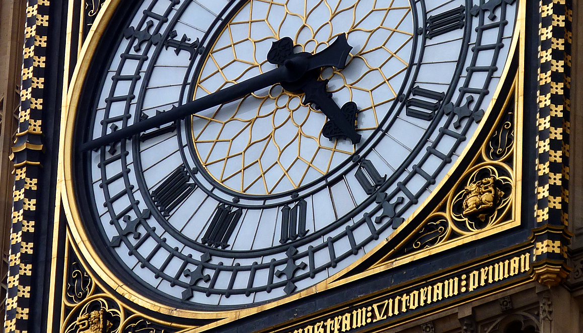 Detail of Big Ben's clock - (or 'Large Ben' as I genuinely heard a tourist say)