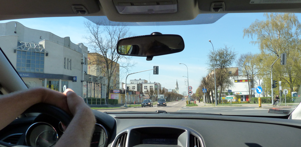 On the road again.