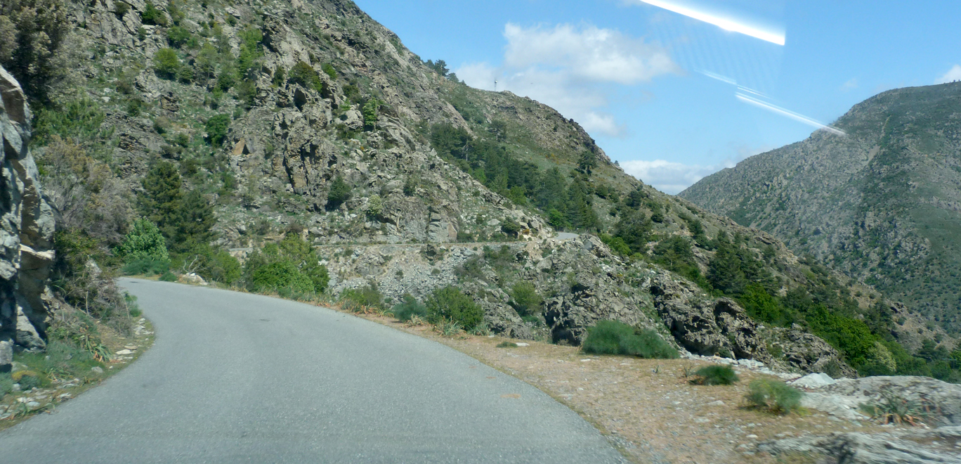 The road down the Asco Valley - GULP!