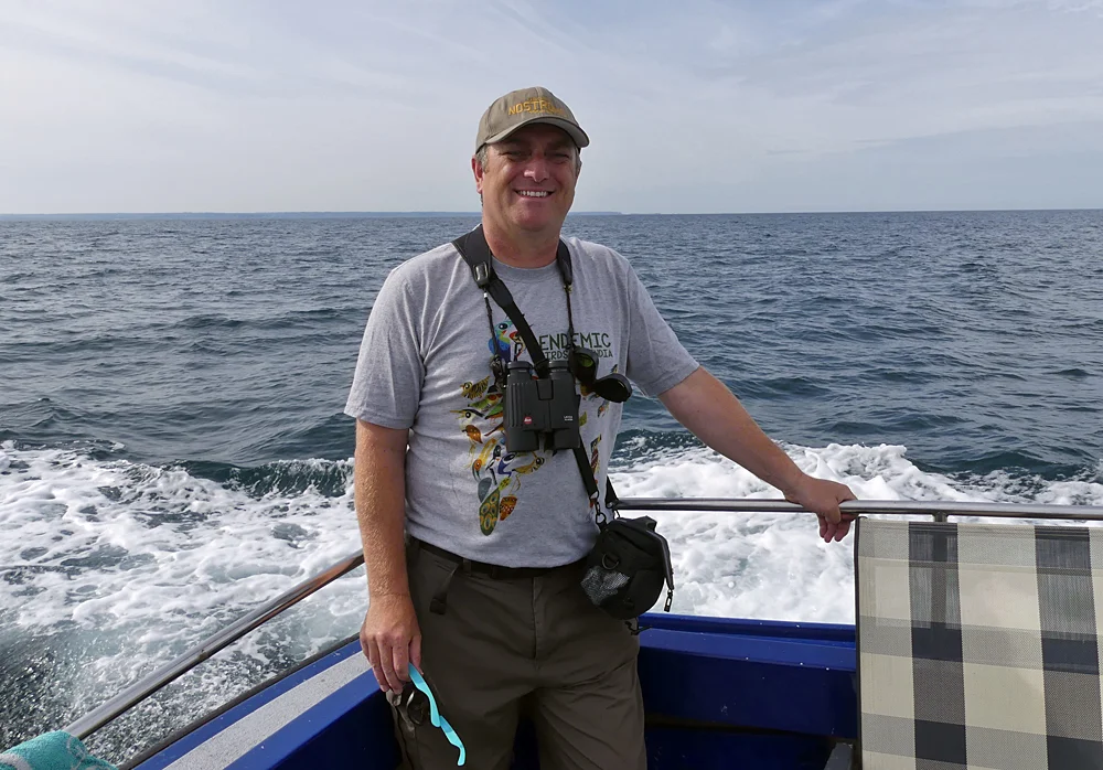 leaving Guernsey behind and heading for the hurd deep.