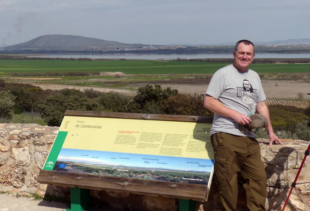Fuente de Piedra (south-west end) - just after ticking Lesser Flamingo