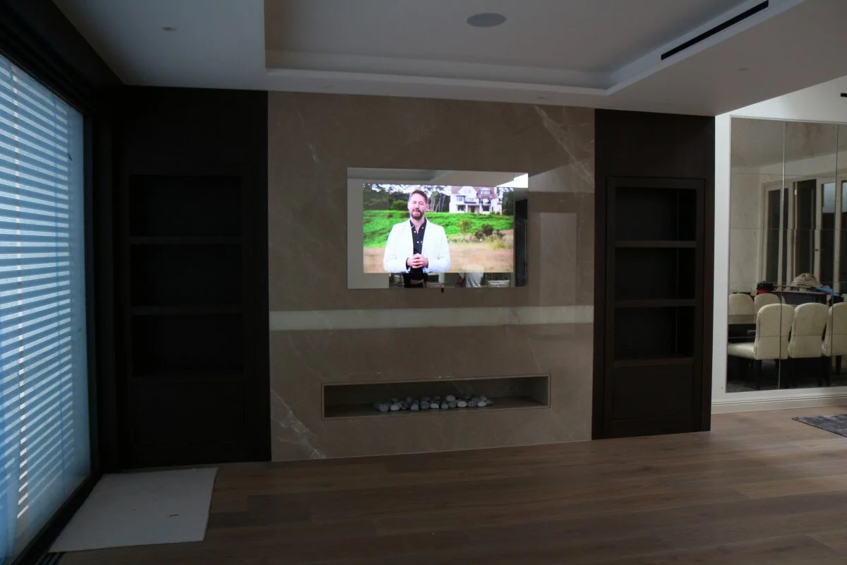 Built In Wall TV Mirror Gallery — XANDER PRESTIGE