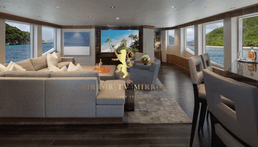 Yacht Mirror TV — ♔Mirror TV Mirror