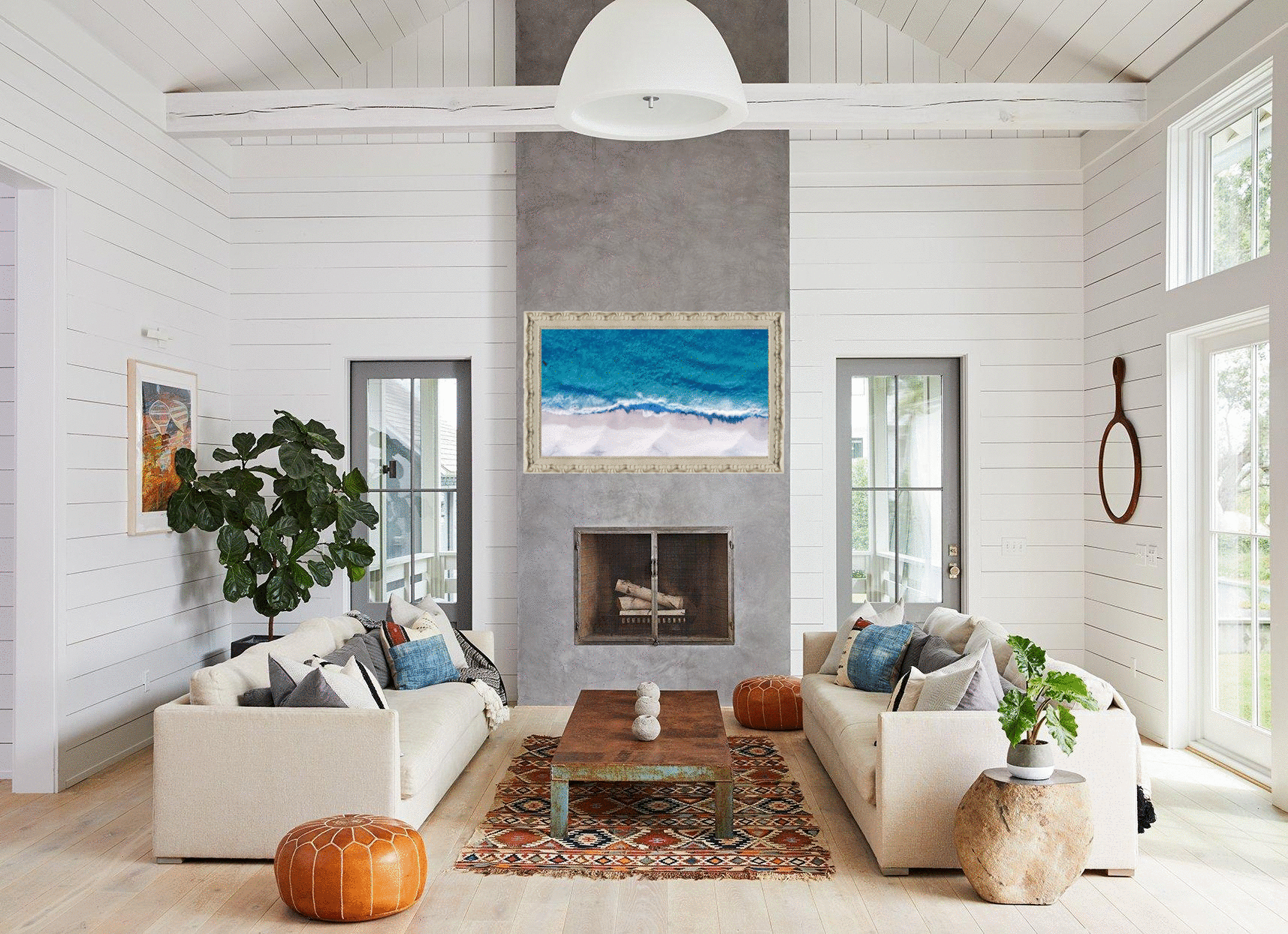 PARMA GREY FRAME TV MIRROR..gif