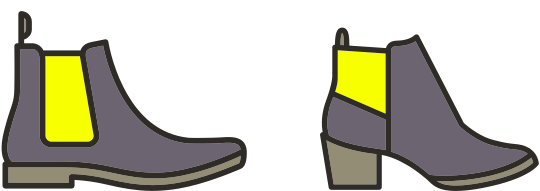 Shoe elastic gusset repairs