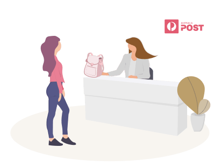 Drop off your shoes and handbags at a local post office