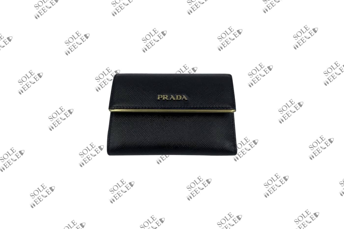 Prada+Pattina+Patent+Saffiano+Flap+Leather+Shoulder+Bag+Blue for sale  online