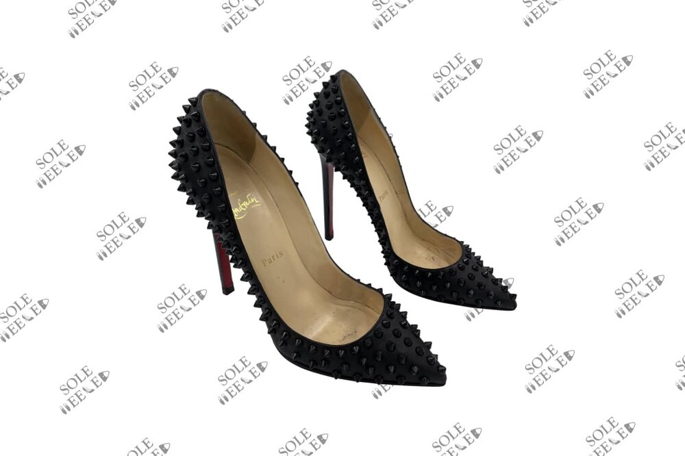 Paint To Restore Christian Louboutin Shoes Red Bottoms Red Soles Re-finish  Fix