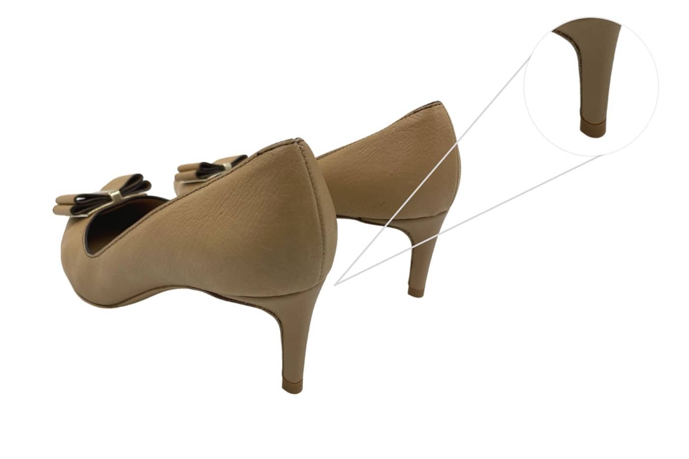 Ferragamo Heel Re-wrapping & Sole Protection — SoleHeeled