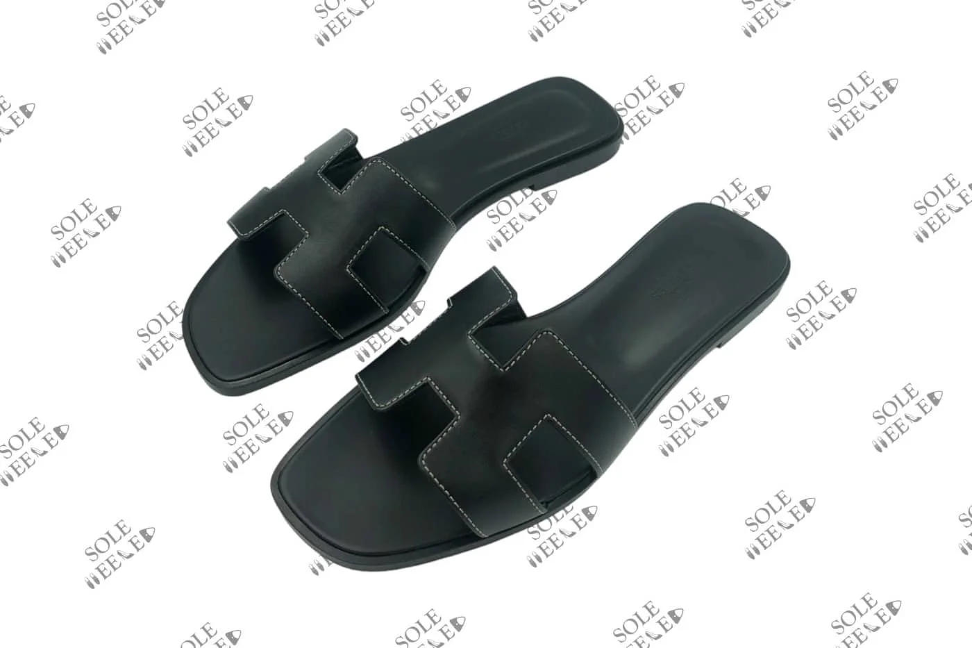 Hermes Shoe Black Heel &amp; Sole Protection