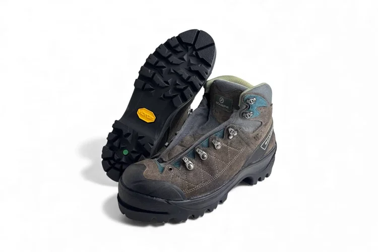Scarpa Kailash Trek hiking boots resoled with Vibram Clusaz cup soles