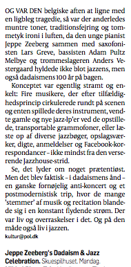 Review in Danish newspaper Politiken (in Danish)
