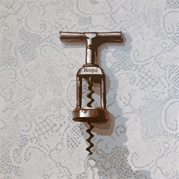 Vintage Corkscrew on Old Lace