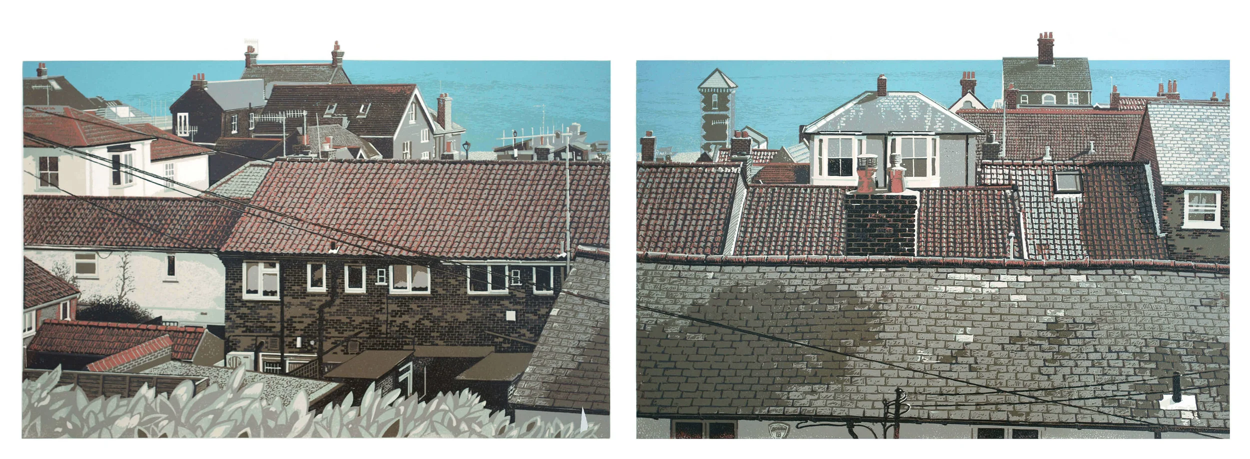 Aldeburgh Rooftops Parts 1 and 2