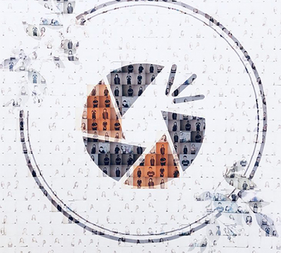 Logo/照片马赛克墙Logo/Photo Mosaic Wall