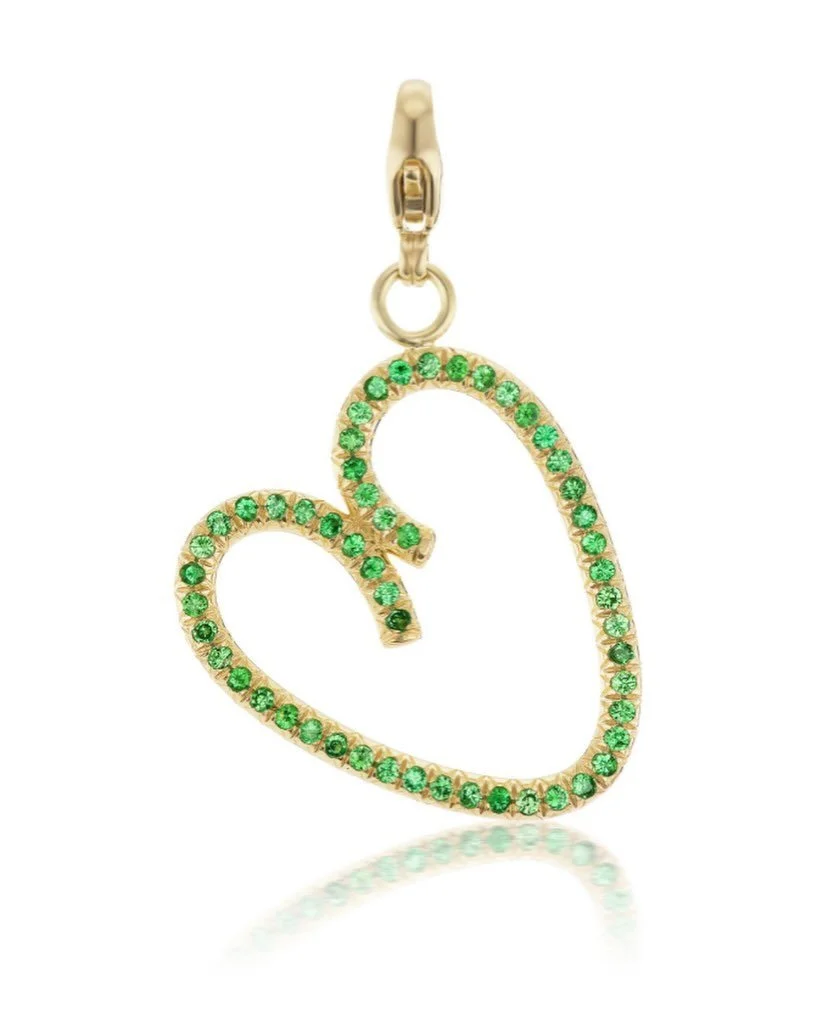 @lorrainewestjewelry is honored to have our signature tilted Open Heart Charm in Tsavorite and 18k yellow gold included in the new Have A Heart collaborative collection  #haveaheartxmuse @musexmuse x @cynthiaerivo 
MUSE is thrilled to be partnering