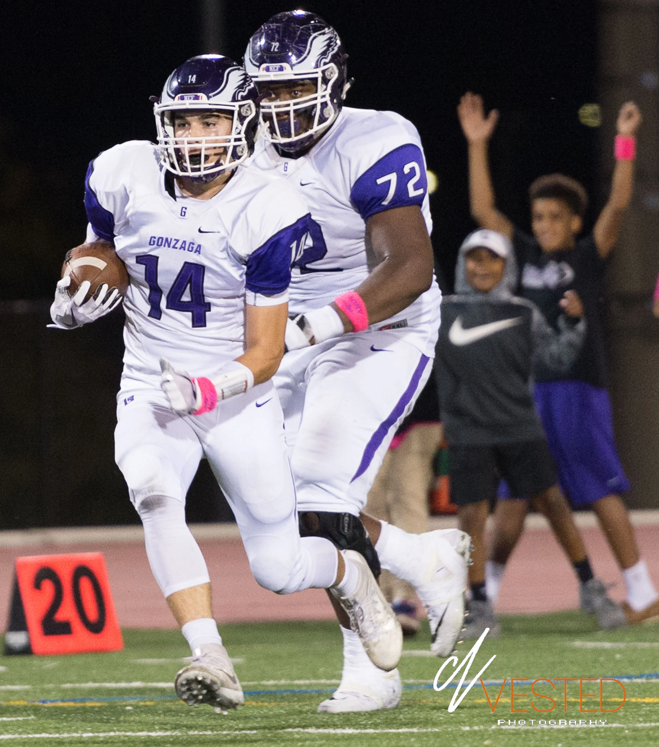 Dematha vs Gonzaga (Gonzaga won 26-20)