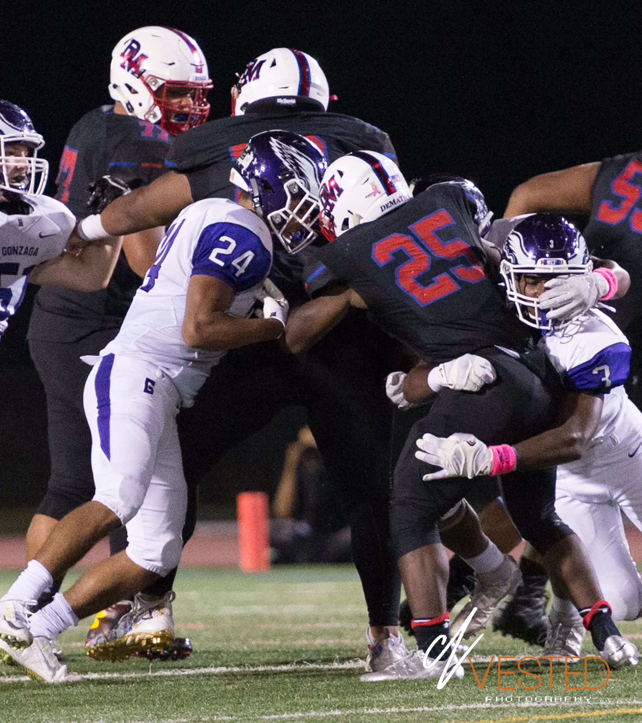 Dematha vs Gonzaga (Gonzaga won 26-20)