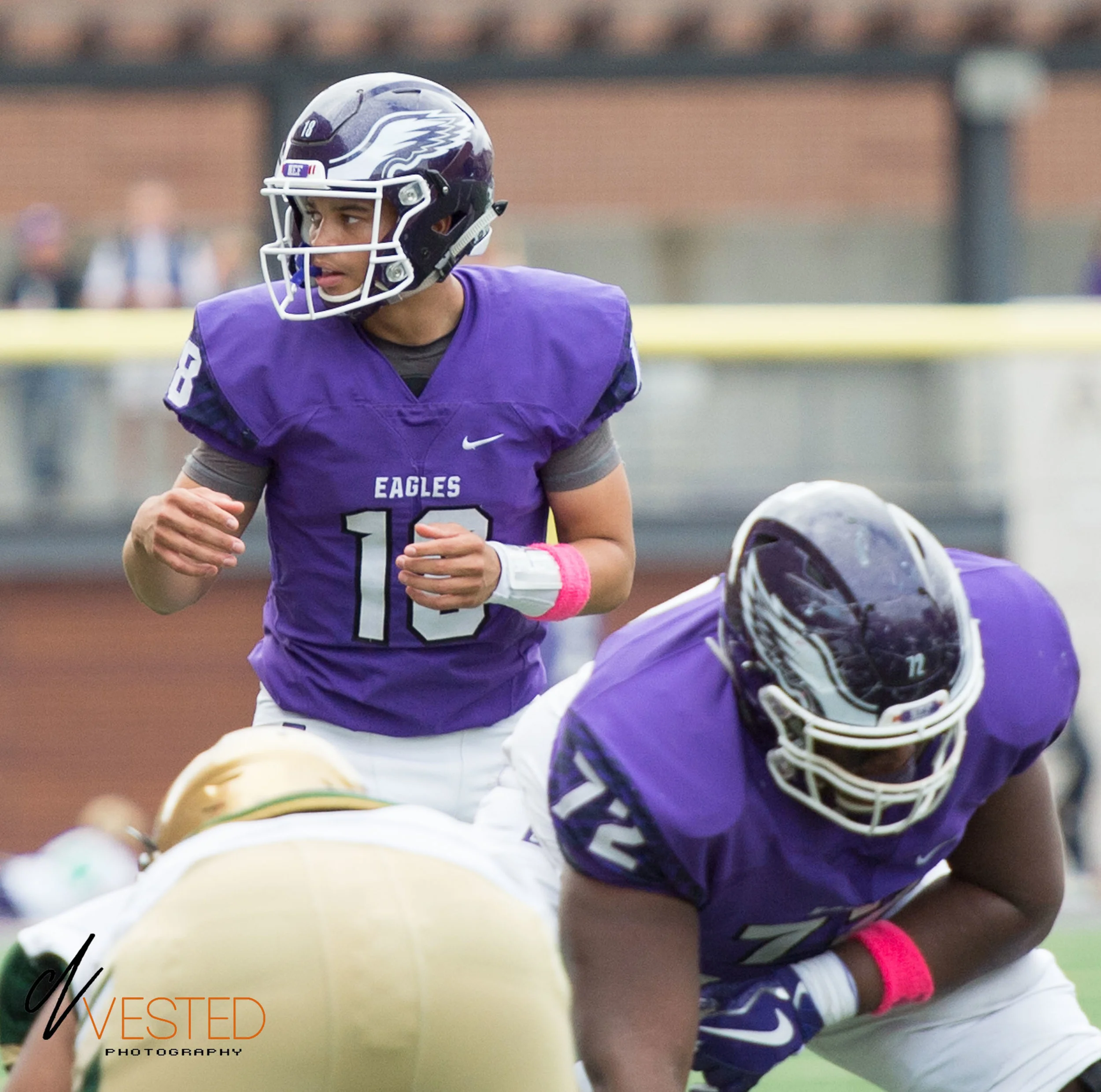 Gonzaga mauls Carroll 41-8 in a conference game (10/14/17).