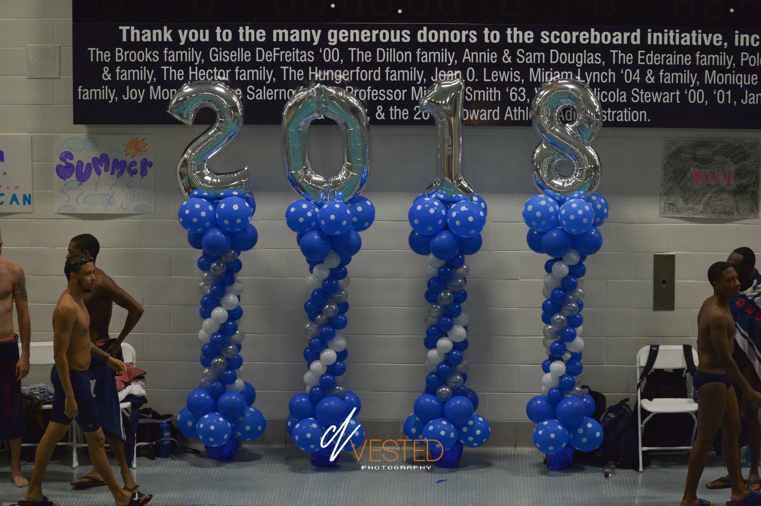 Senior Night Swimming meet at Howard (1/19/18)
