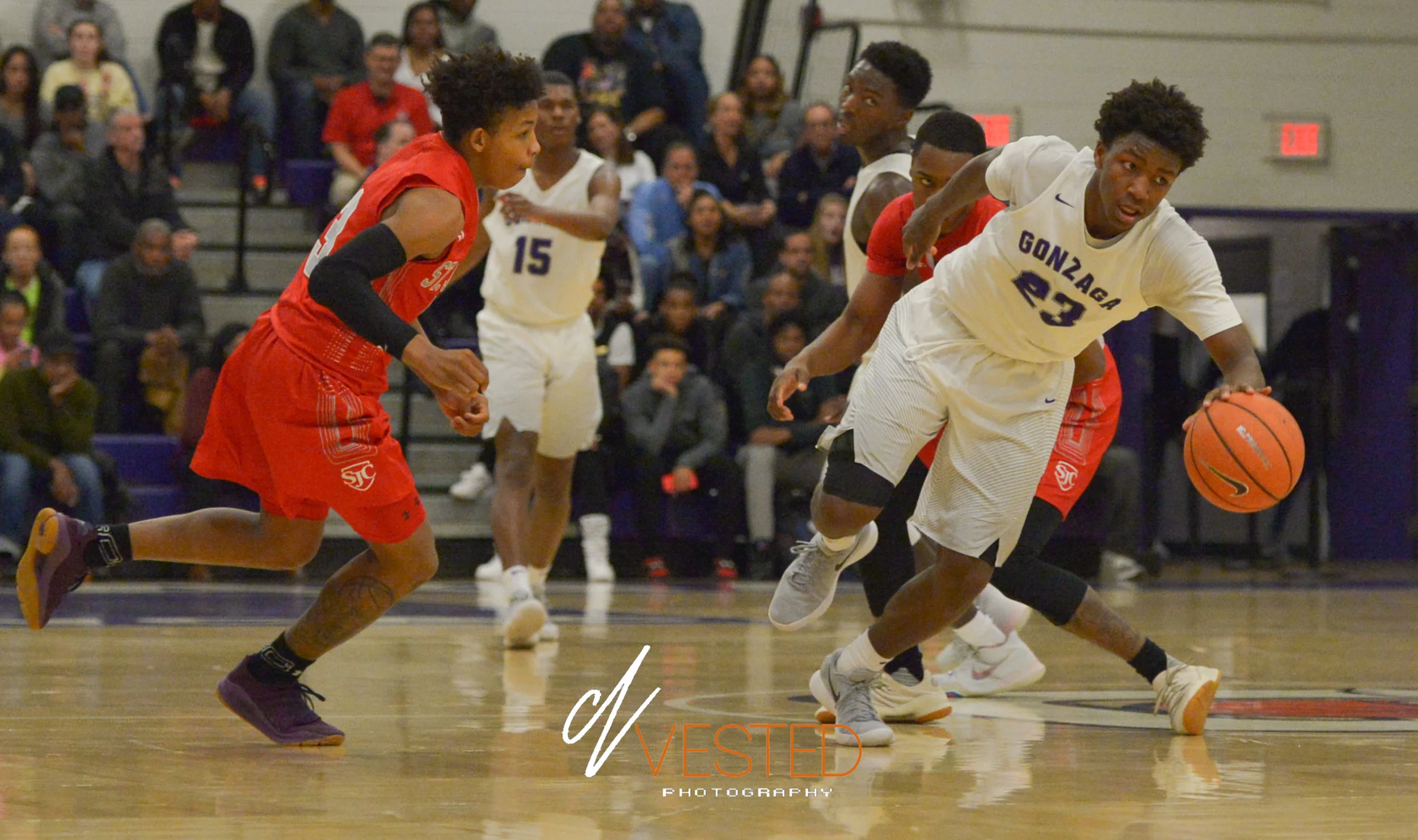 Gonzaga vs St. John (1/21/18) Gonzaga won 55-50