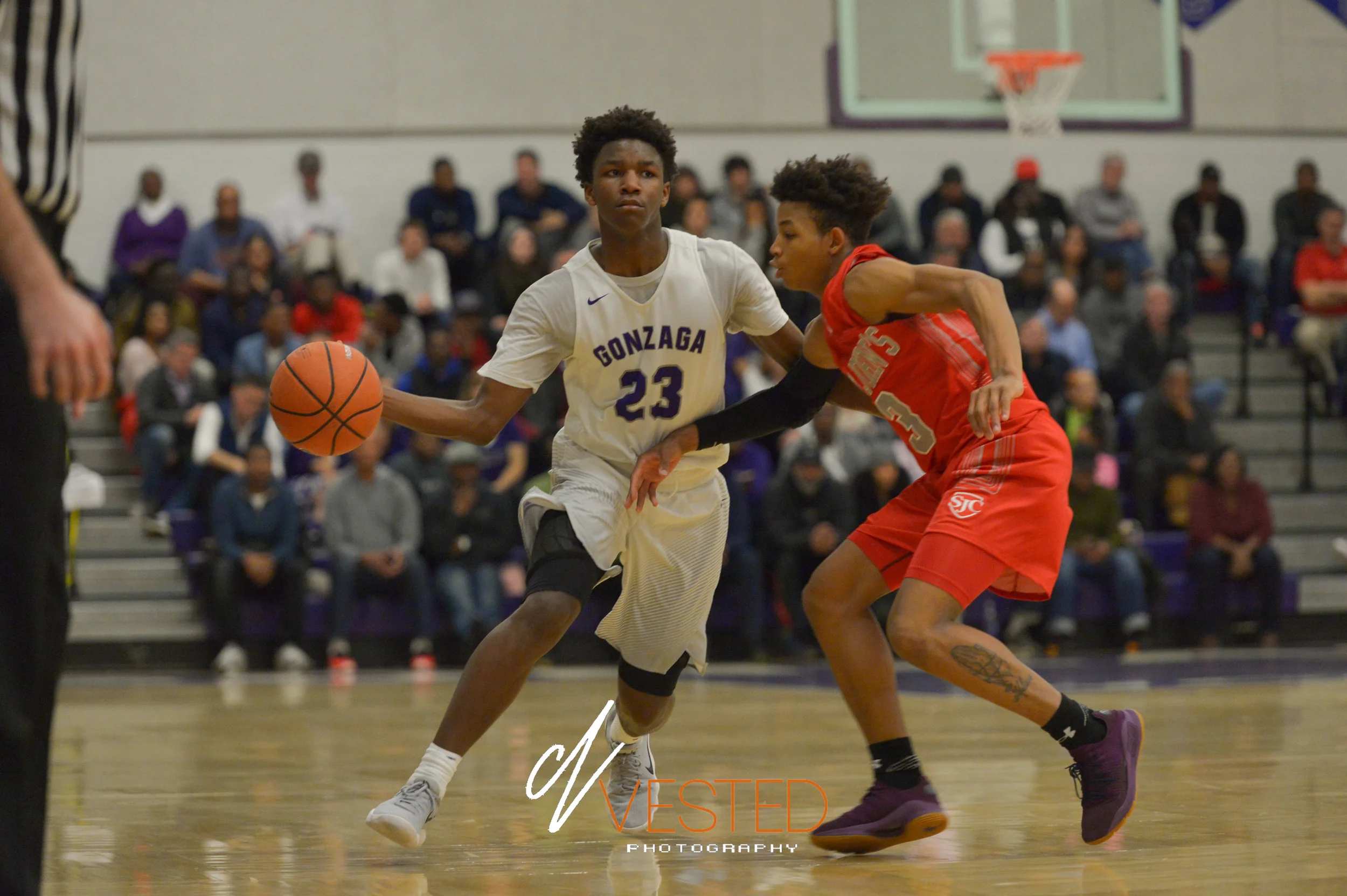 Gonzaga vs St. John (1/21/18) Gonzaga won 55-50