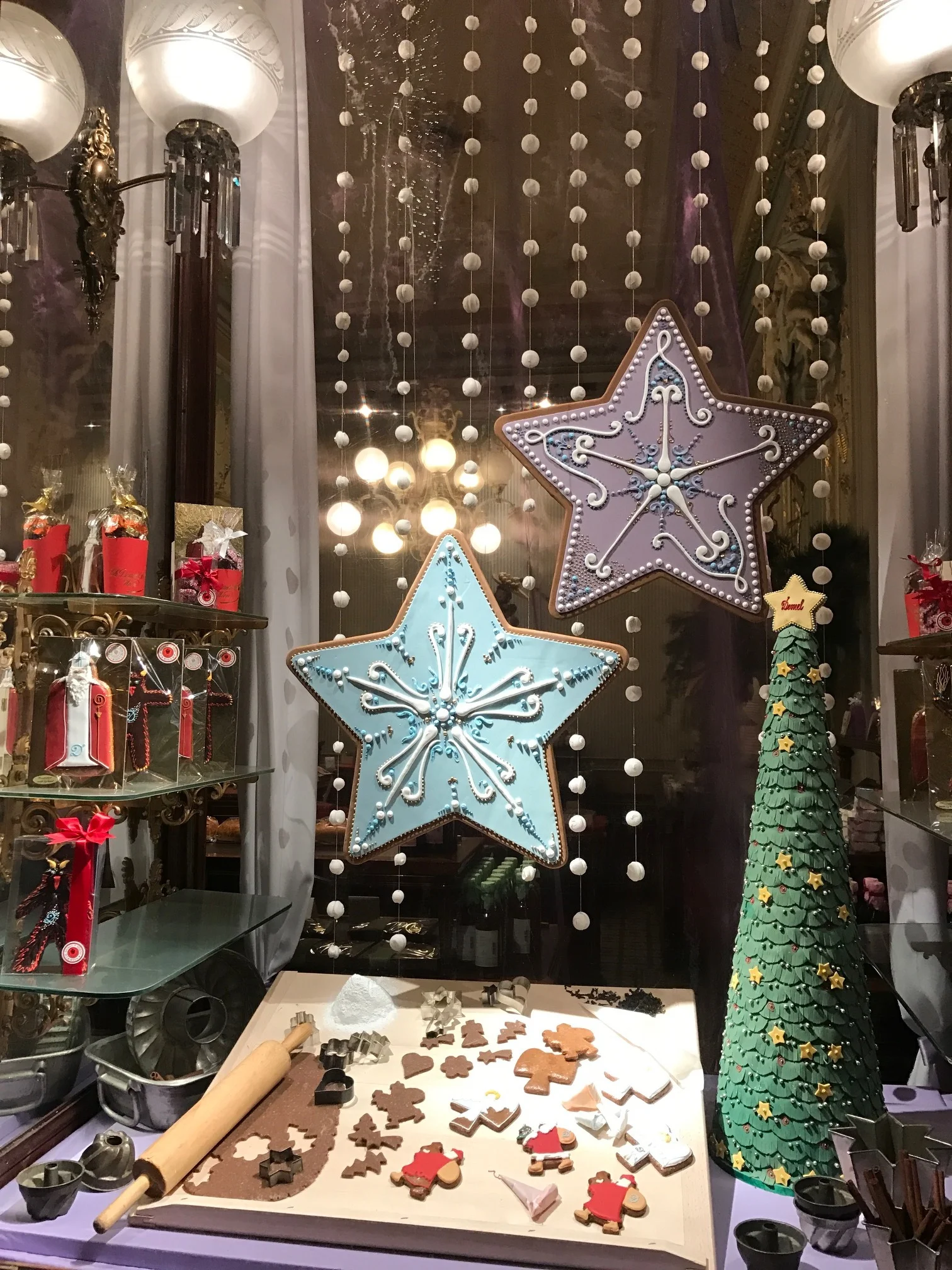 The "Christmas Cookies" window from, Demel, the K. und K. Hofzuckerbäcker, (Imperial and Royal) bakery, that provided sweets for even, "Sissi", Empress Elizabeth of Austria, and are still some of the most delectable in the world! Demel confectionary…