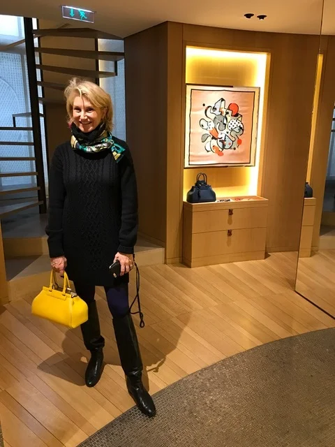 Eve was immediately drawn to the chic Pauline Bag in bright yellow!&nbsp;