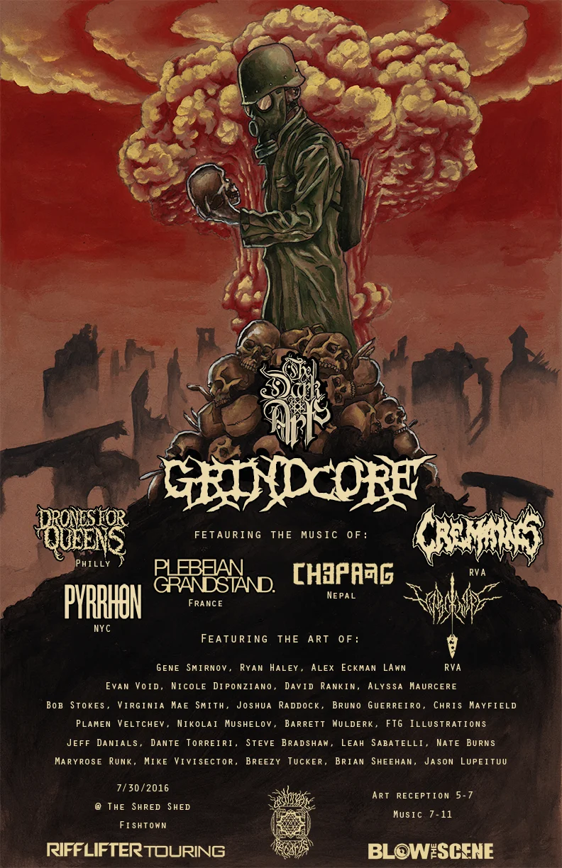 Dark Arts Presents: Grindcore Show Poster