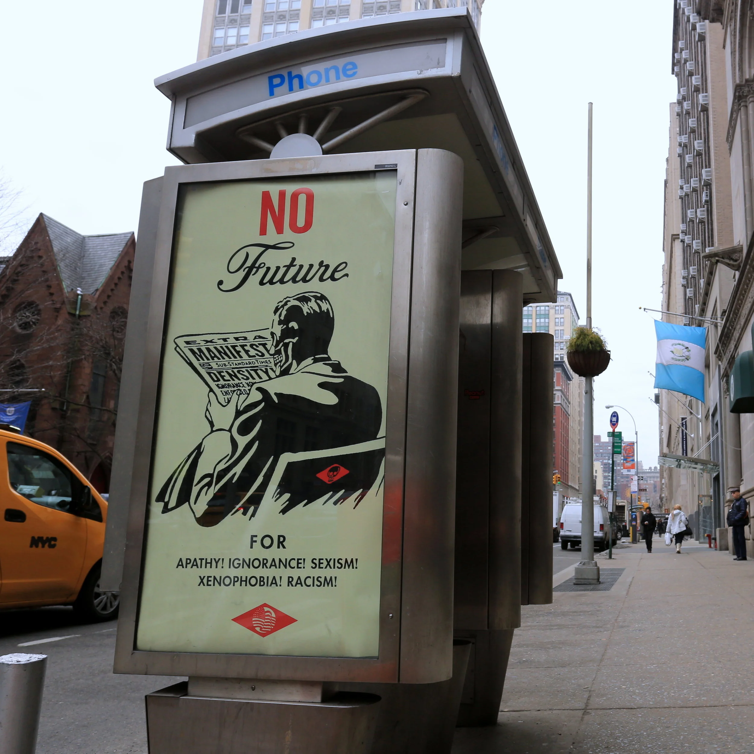 No Future by Shepard Fairey. Photo by Luna Park.