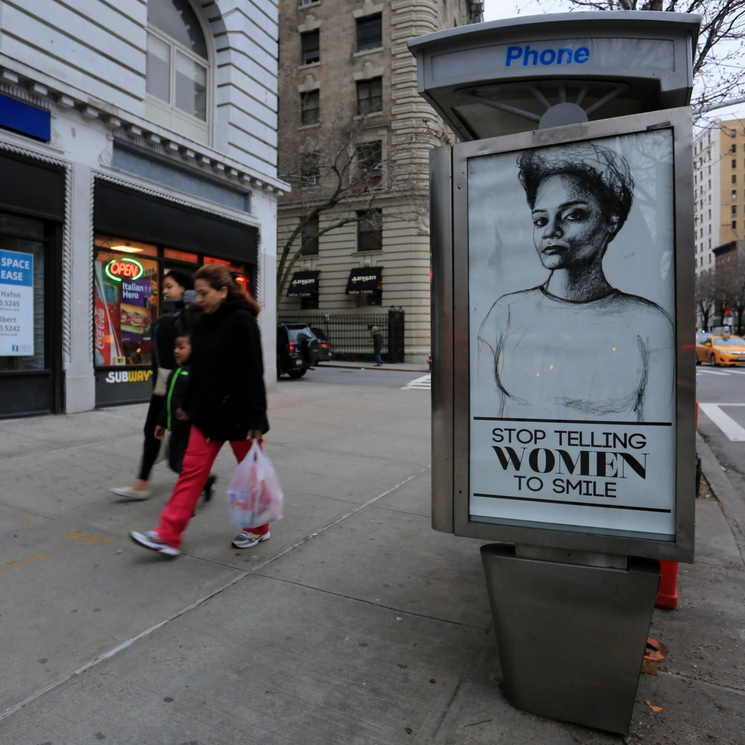 Stop Telling Women to Smile by Tatyana Fazlalizadeh. Photo by Luna Park.