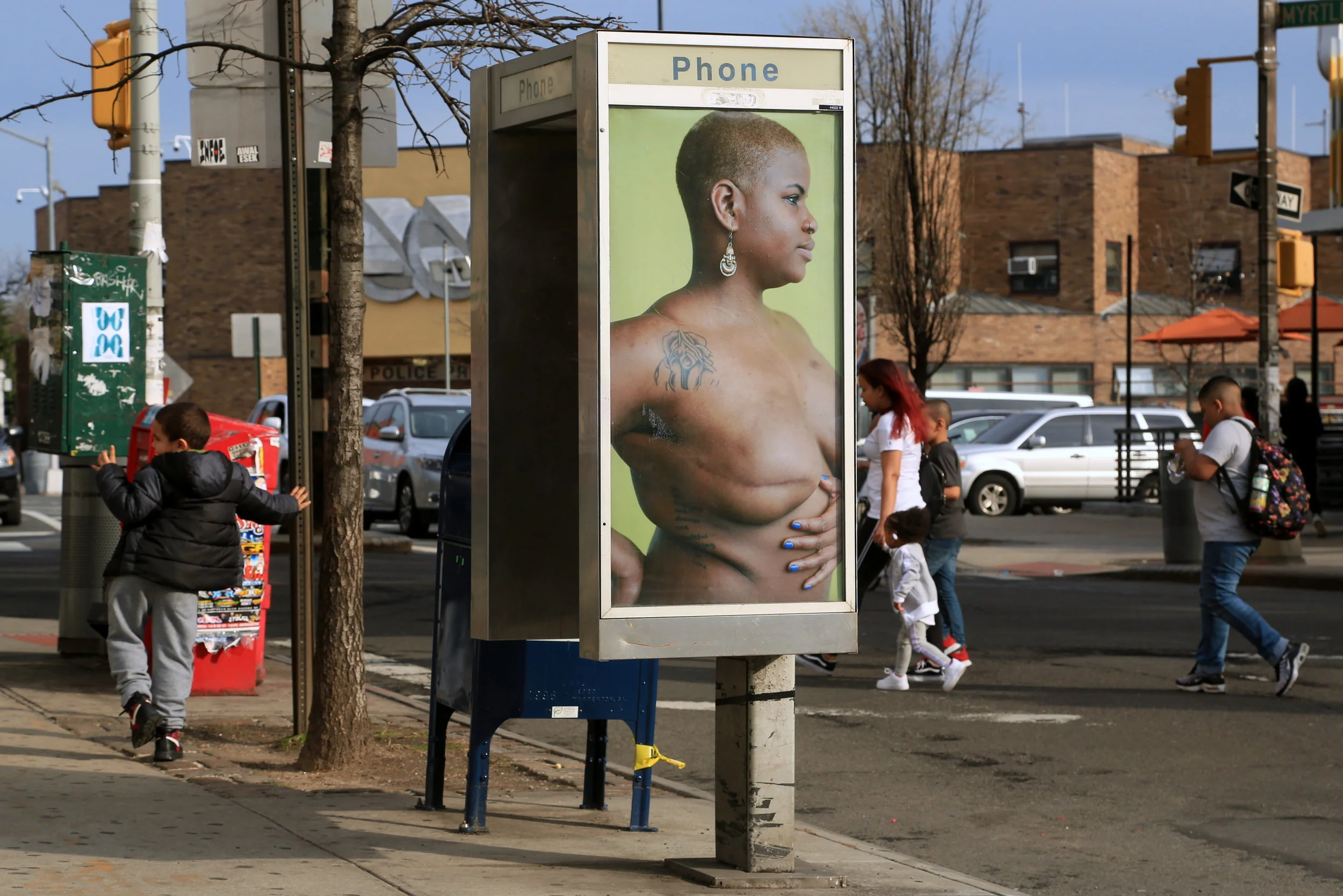 Ericka Hart by Shaniqwa Jarvis for Art in Ad Places. Photo by Luna Park.