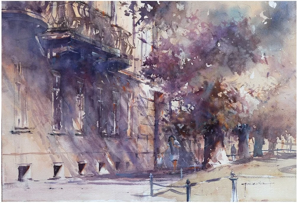 "shadows on the wall" 35x55 cm available
