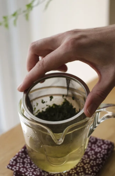 kyusu glass teapot strainer