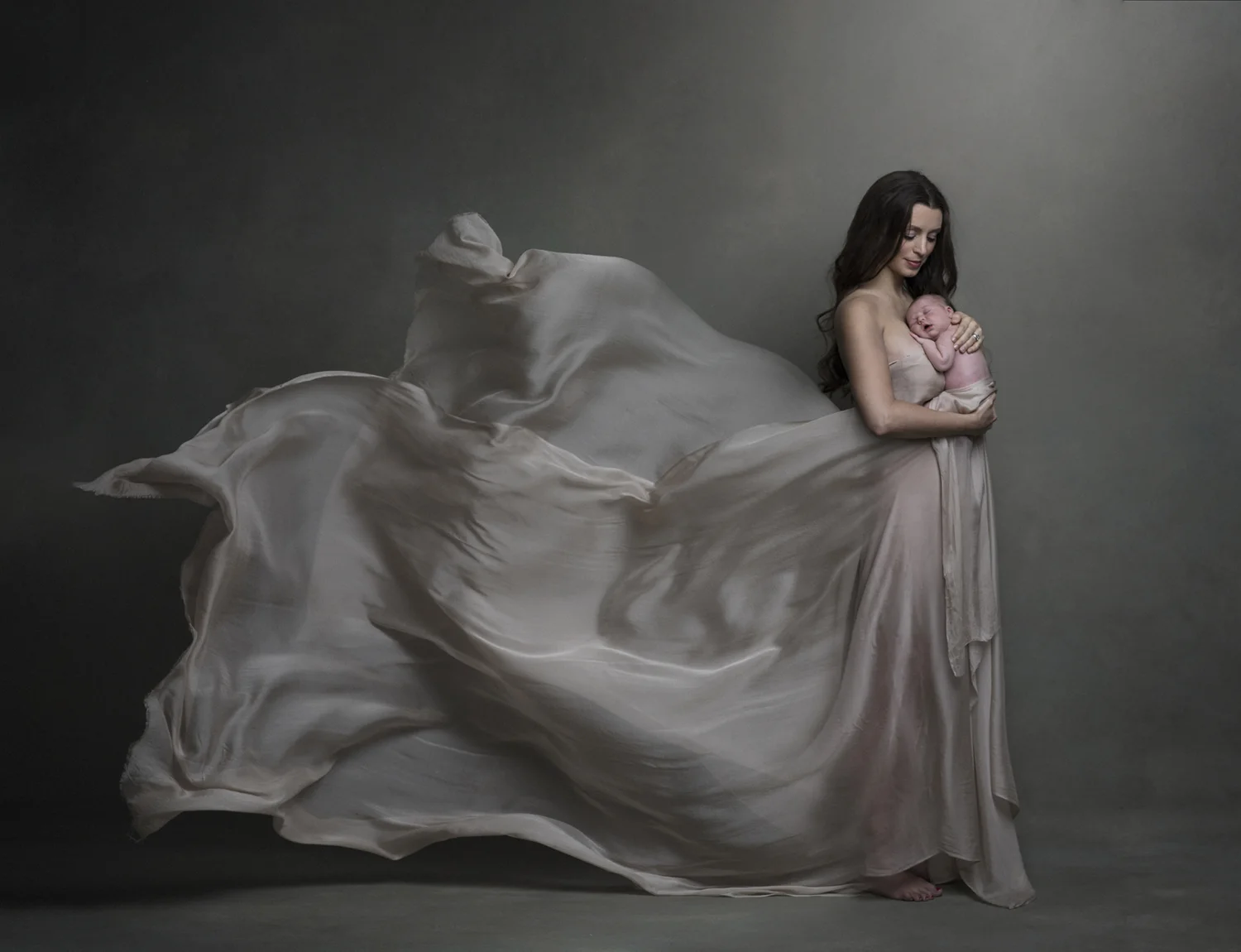 fine-art newborn photography
