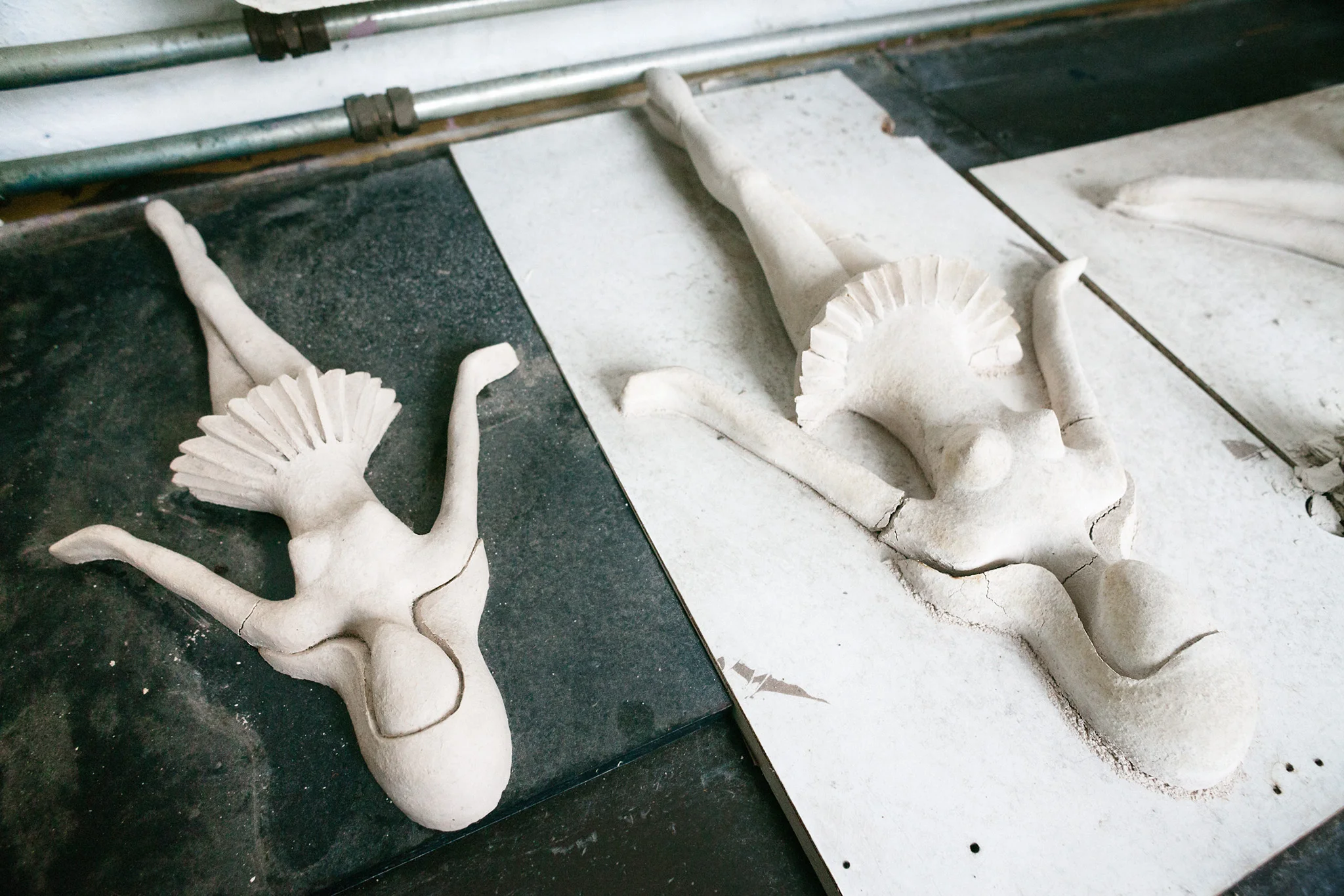 Sculptures made by Guido. He was fascinated with Ballerinas since a very early age.