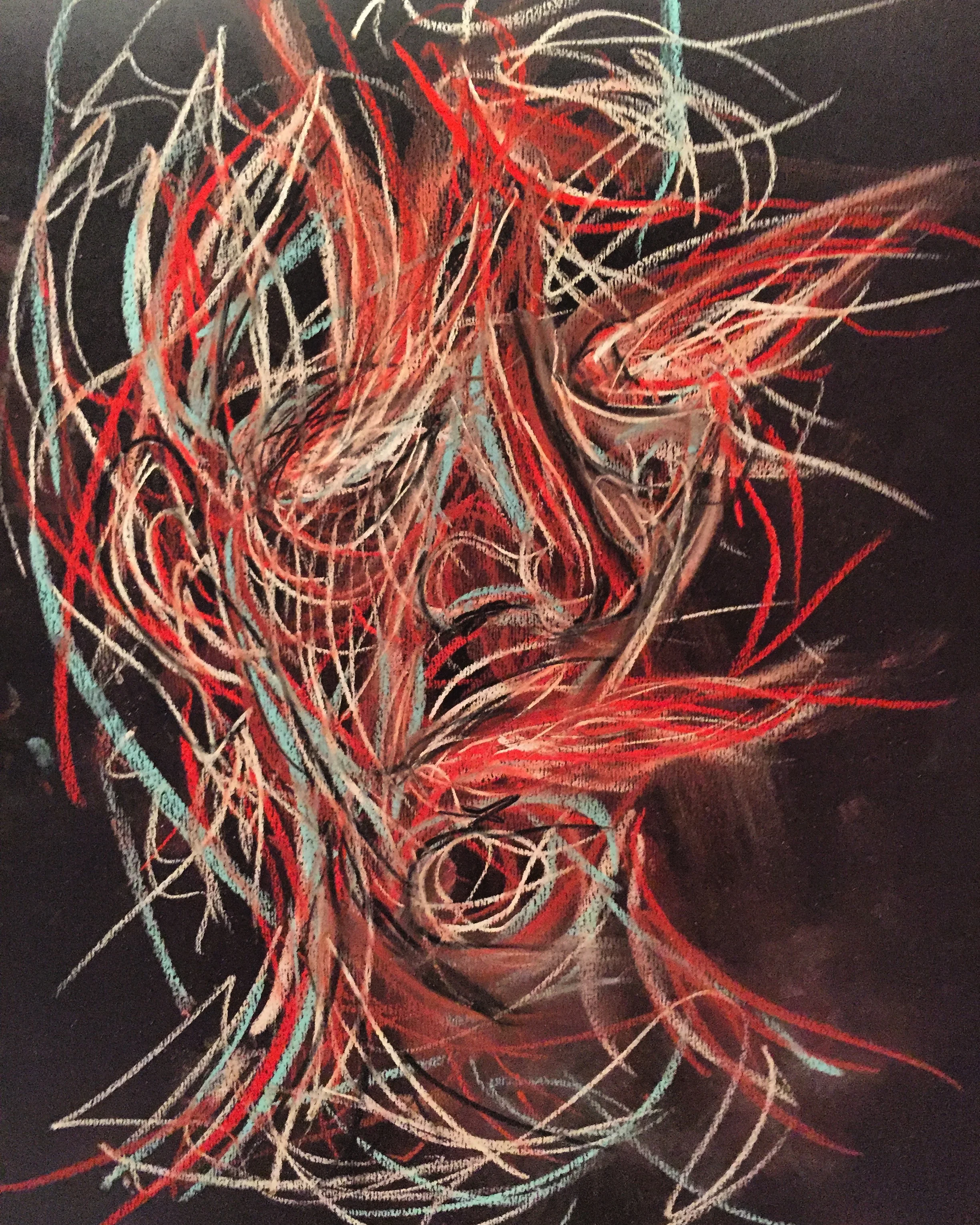 Portrait No.3 (Study of a Flaming Face)