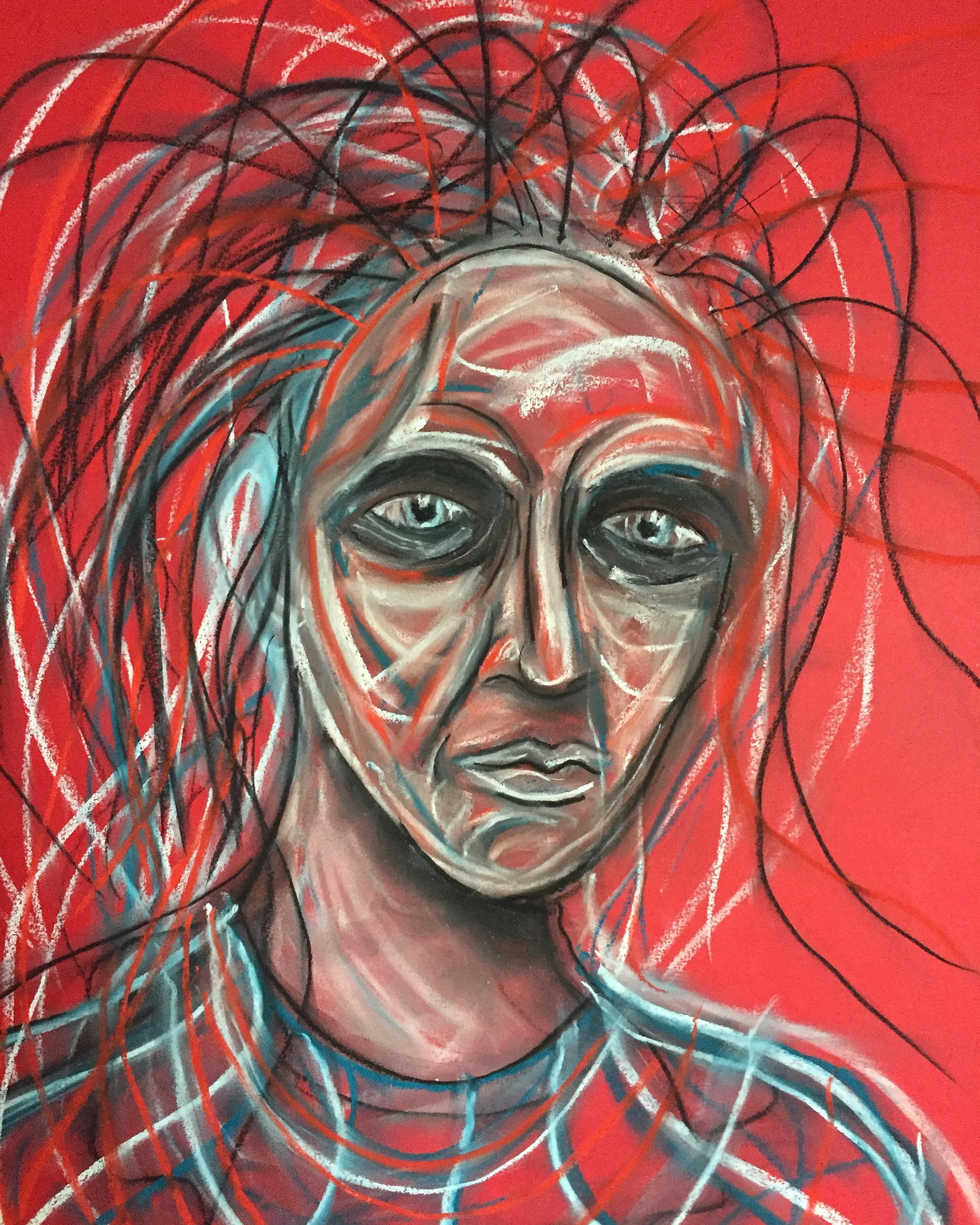 Portrait No.15 (Red)