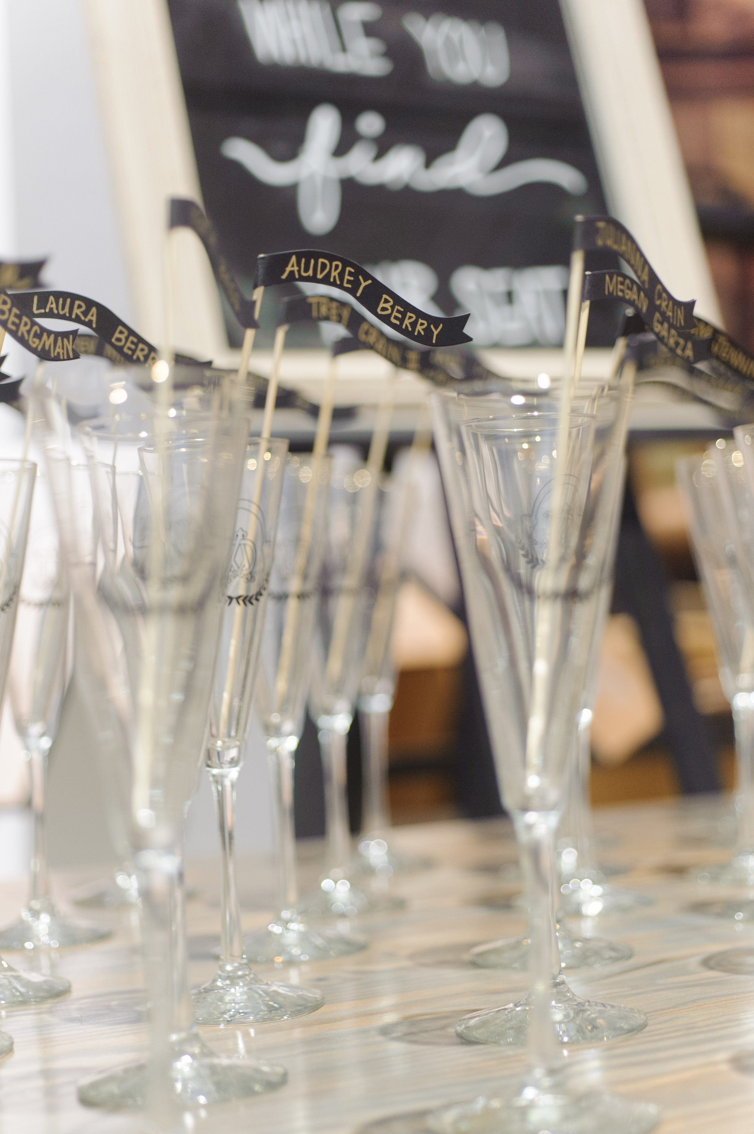 Escort Card Table Have a sip while you find your seat I www.avenueievents.com .jpg