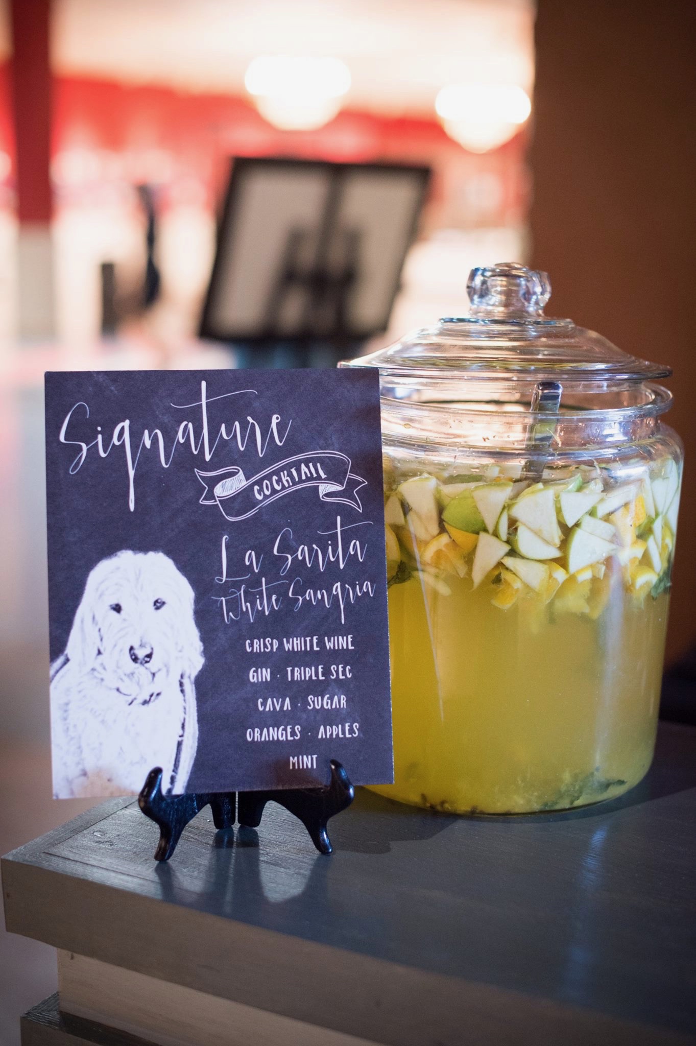 Naming a signuture cocktail after your furry friend is a fun way to include man's best friend www.avenueievents.com.jpg