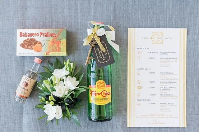 In South Texas we say welcome with a little sweet habanero, Tito’s and Topo!