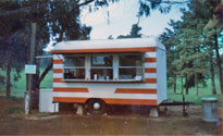 Trailer Parked on the Lake Course