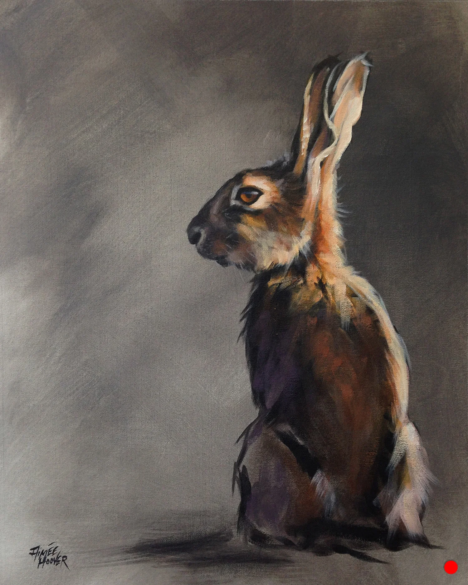 "Jack Rabbit" | 2016 | 16" x 20" | Acrylic on canvas | Sold