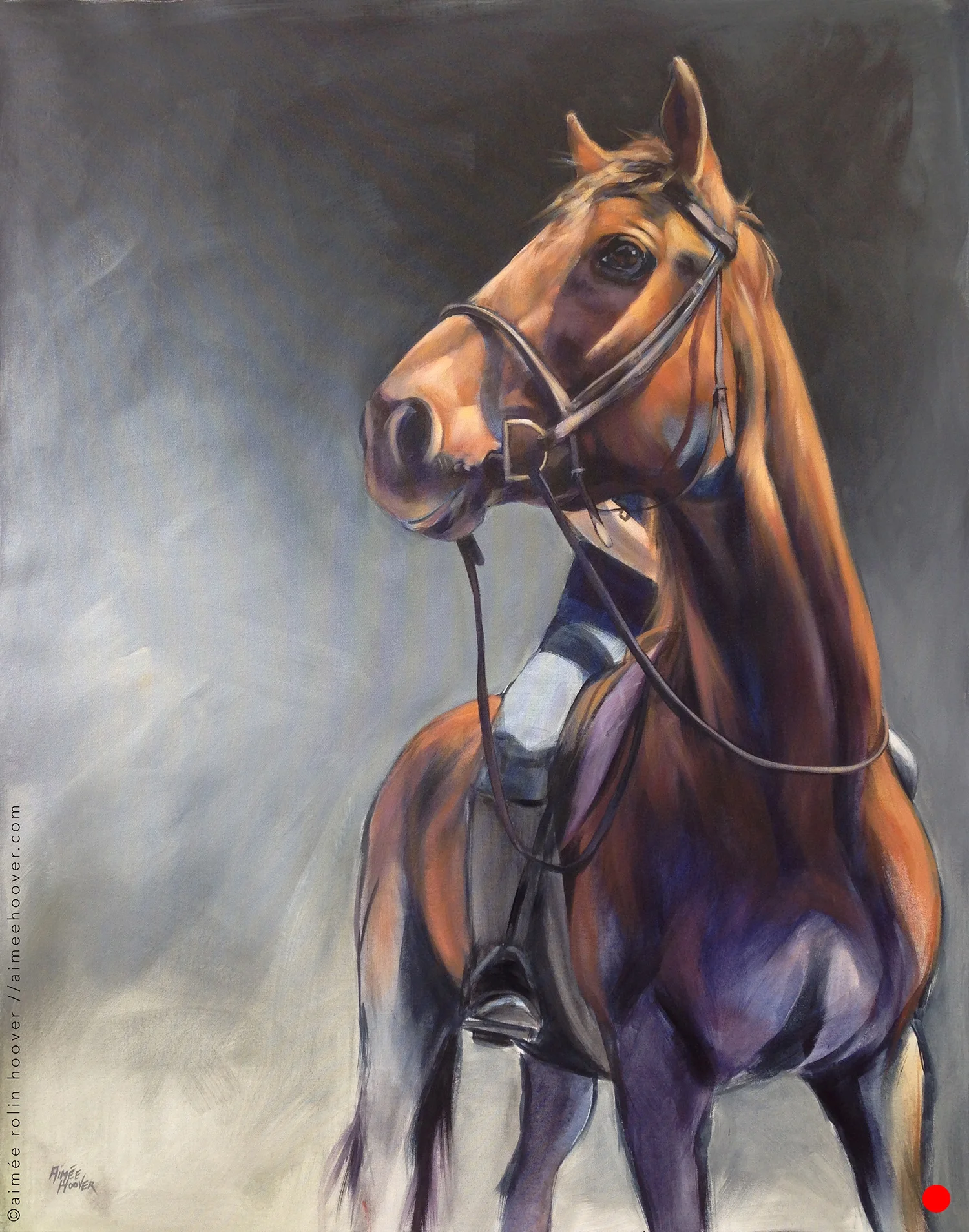 "Horse and Rider" | 2015 | 41" x 52" | Acrylic on canvas | Sold