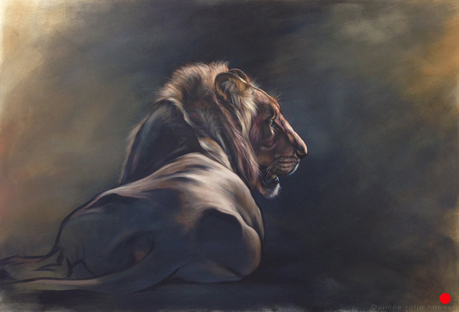 "Lion" | 2015 | 70" x 44" | Acrylic on canvas | Sold