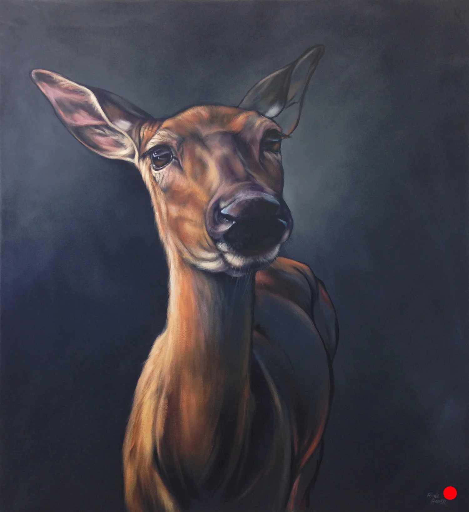 "Deer" | 2015 | 42" x 52" | Acrylic on canvas | Sold